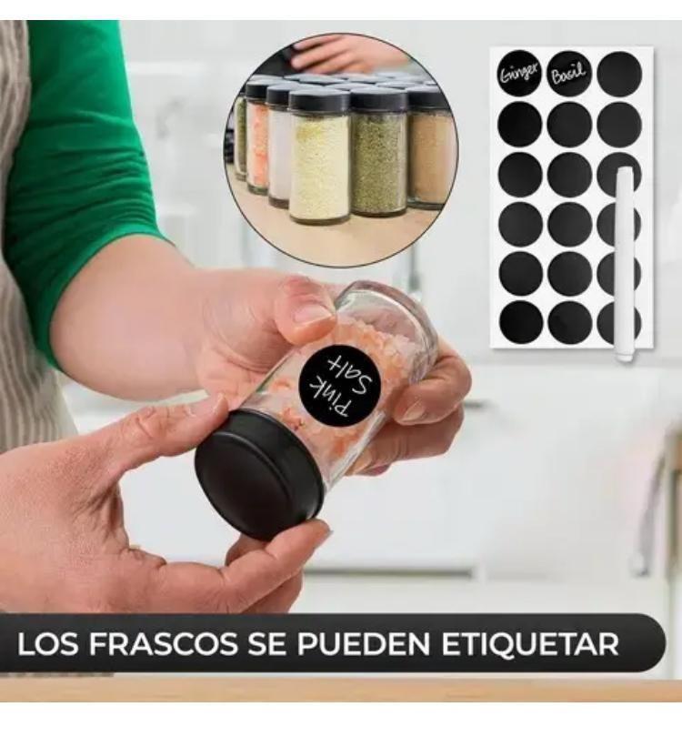 Especiero Giratorio 360 Organizador 18 frascos-4