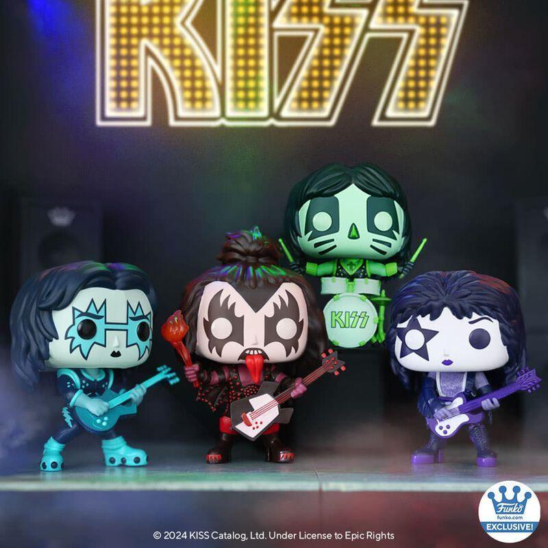 Funko Pop Rocks Kiss Pack Spaceman Demon Starchild y Catman-2
