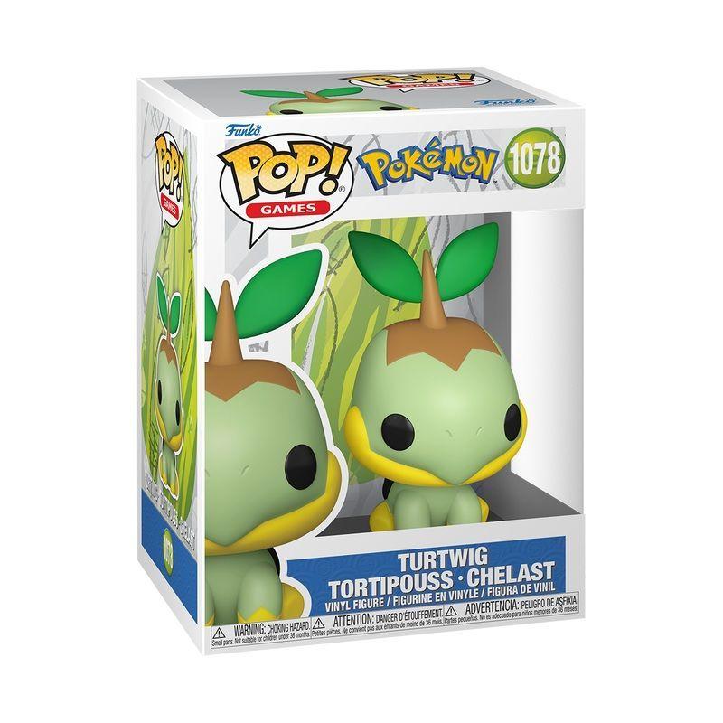 Funko Pop Pok mon Turtwig 1078 con Protector-1