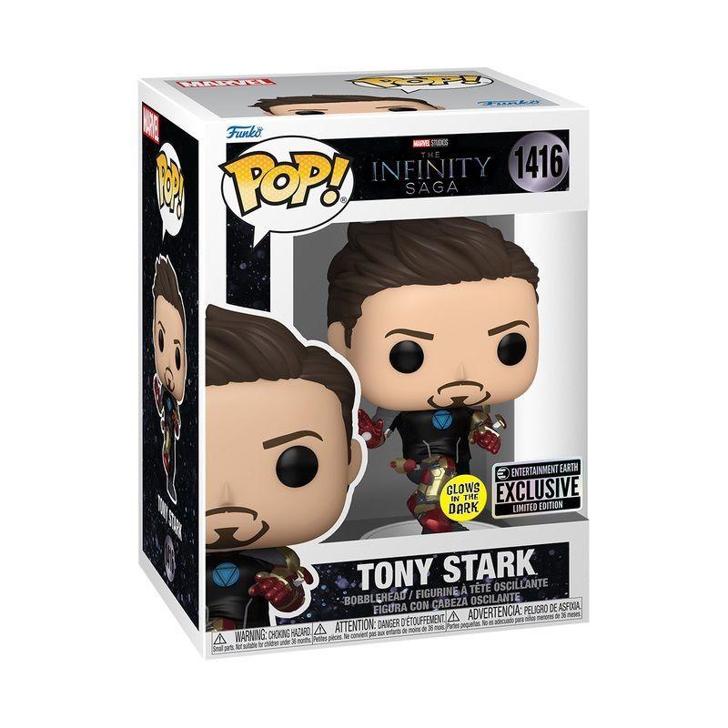 Funko Pop Marvel Tony Stark 1416 Glow Exclusivo Iron man-2