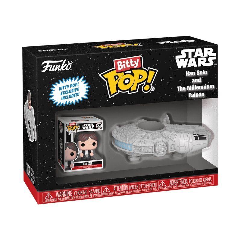 Funko Pop Star Wars Han Solo Y el Halcon Milenario Bitty pop-0