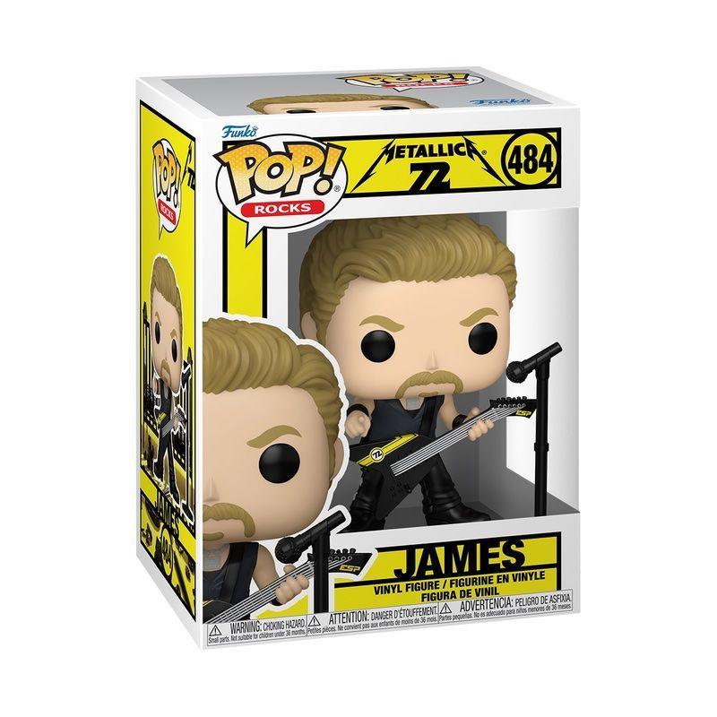 Funko Pop Metallica James 484 con Protector-1