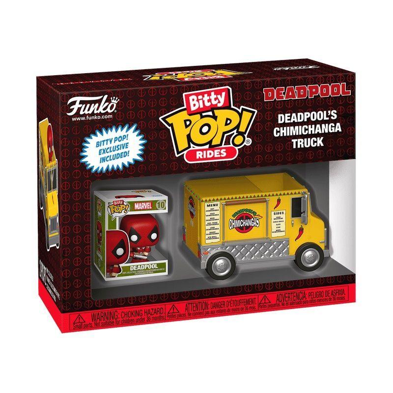 Funko Pop Marvel Deadpool y el camion de Chimichangas Bitty Pop-0