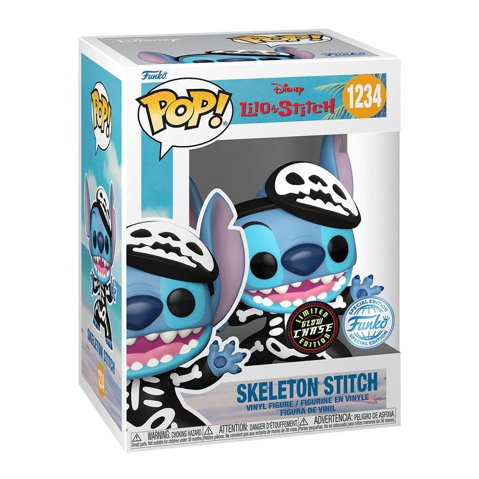 Funko Pop Disney Stitch Esqueleto 1234 Glow Chase-2