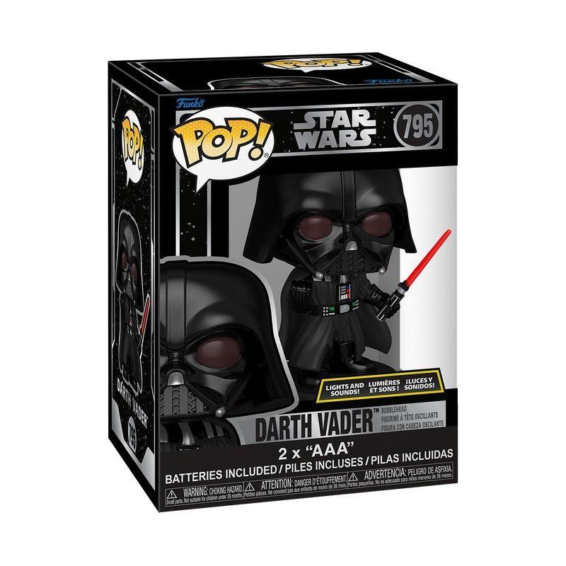 Funko Pop Star Wars Darth Vader 795 Con Luz y Sonido Protector-2