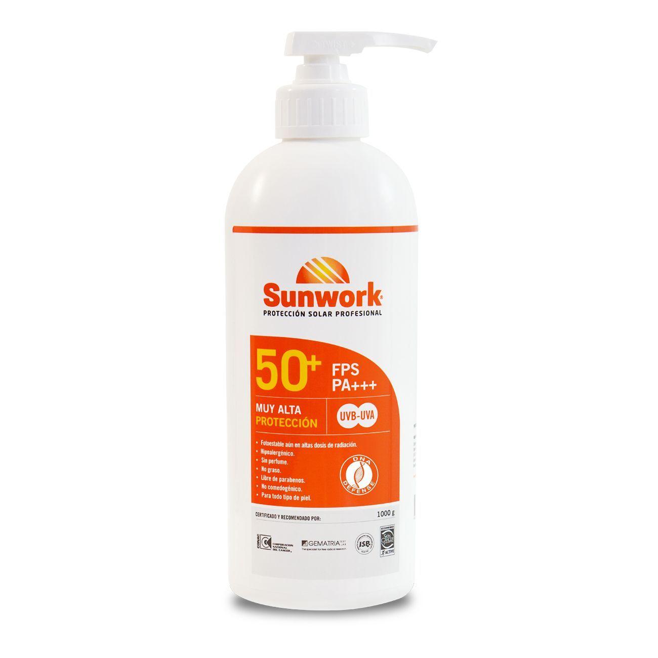 PROTECTOR SOLAR SUNWORK FPS 50+ UVB, UVA - 1 KG-0