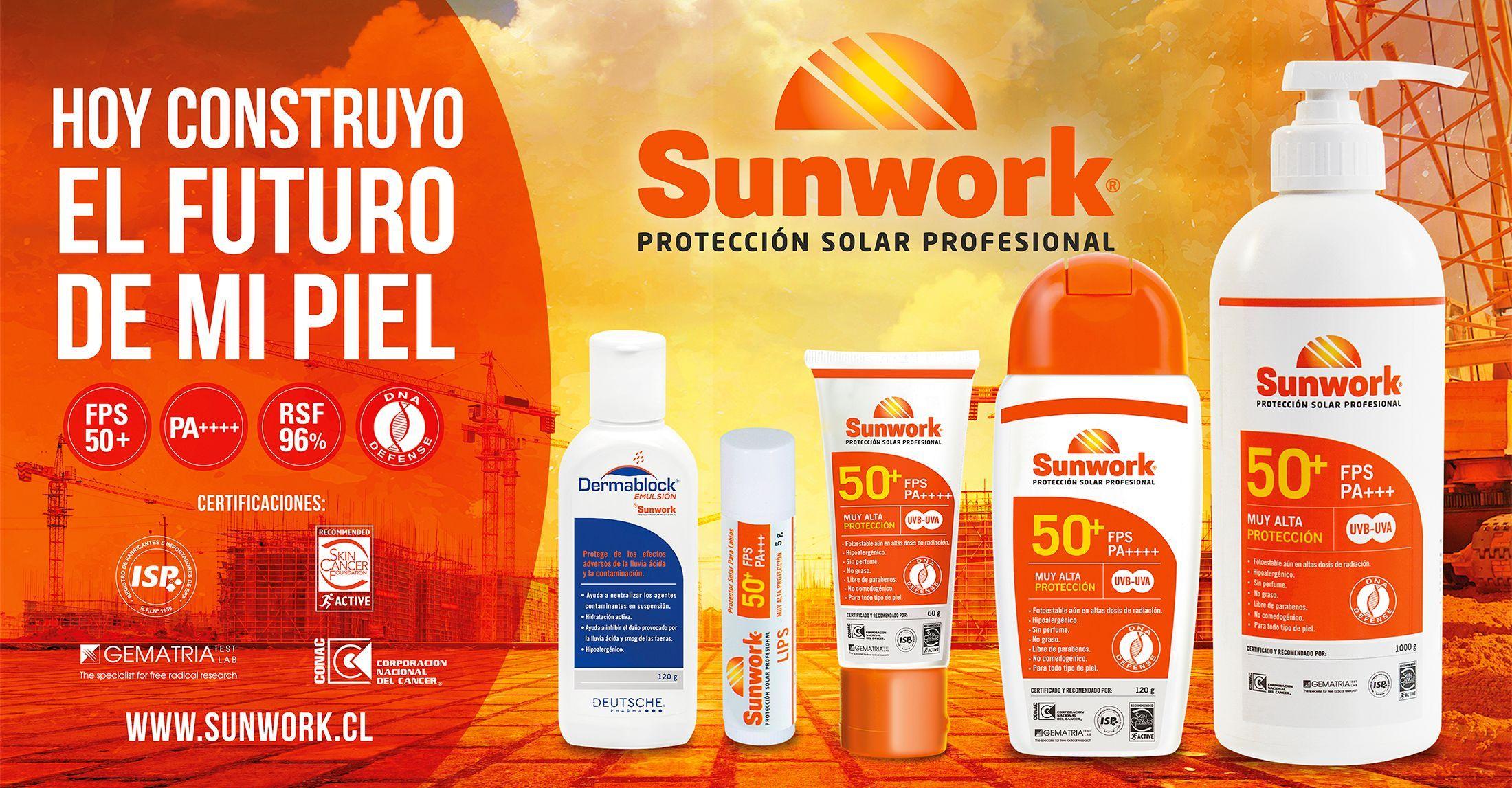 PROTECTOR SOLAR SUNWORK FPS 50+ UVB, UVA - 1 KG-1