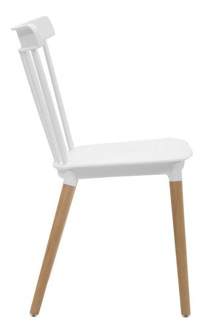Kit 4 sillas PP Ferrara blanco-3