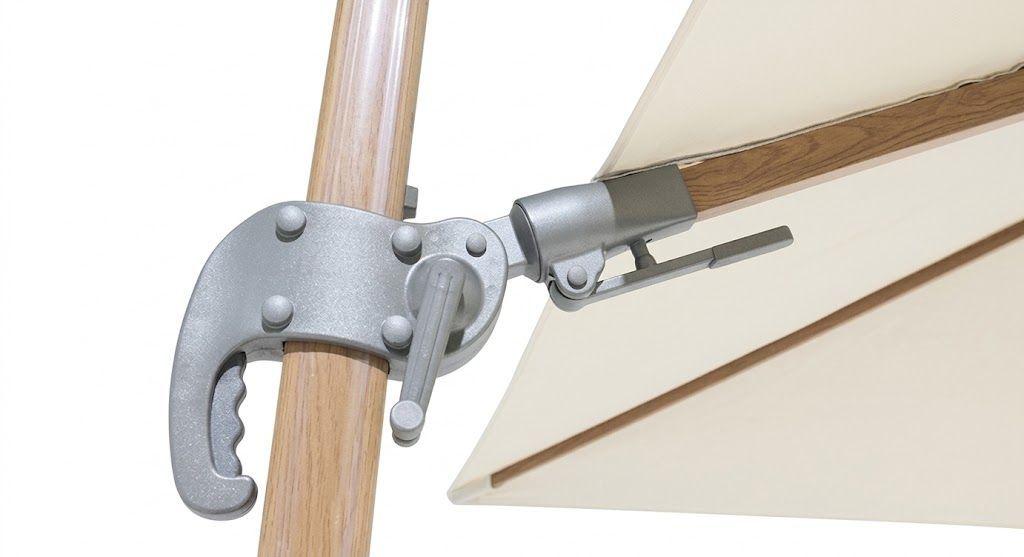 Quitasol New Roma Beige 3m con Base-5