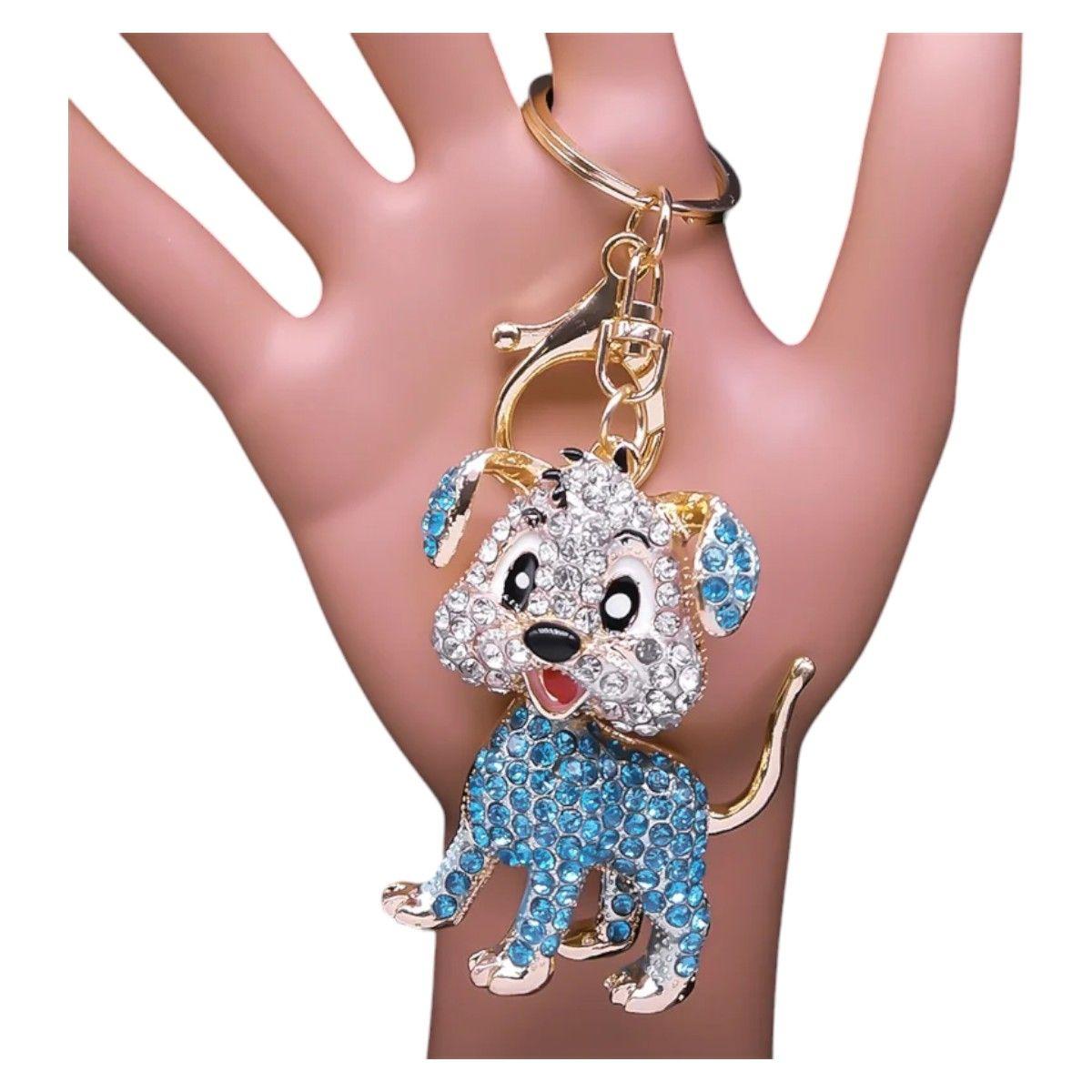 Llavero Perrito fifi Cristales Aj46-0