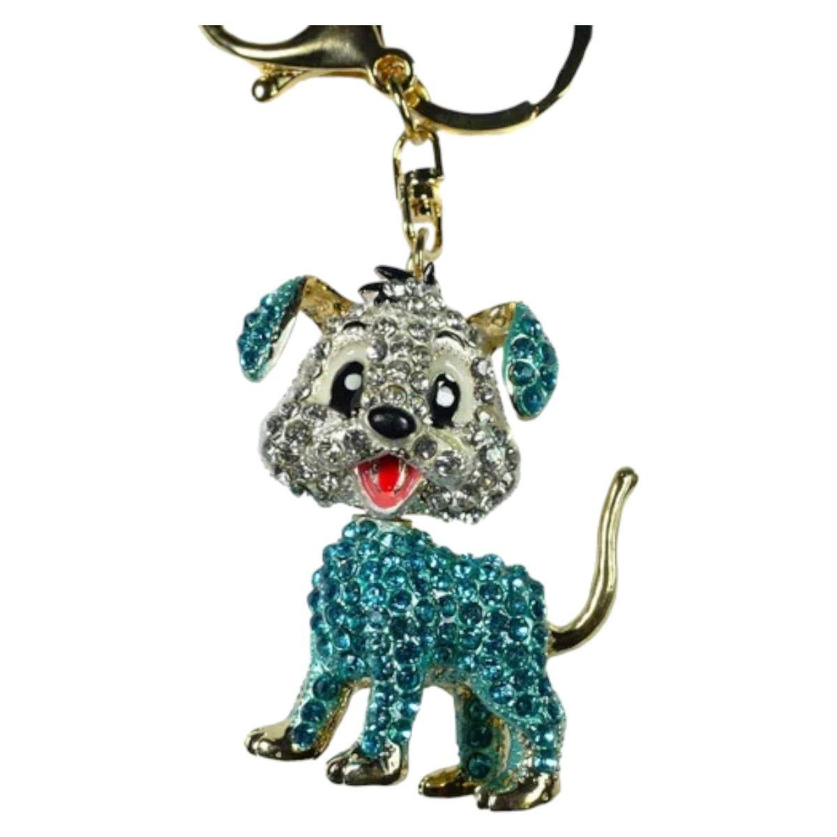 Llavero Perrito fifi Cristales Aj46-3