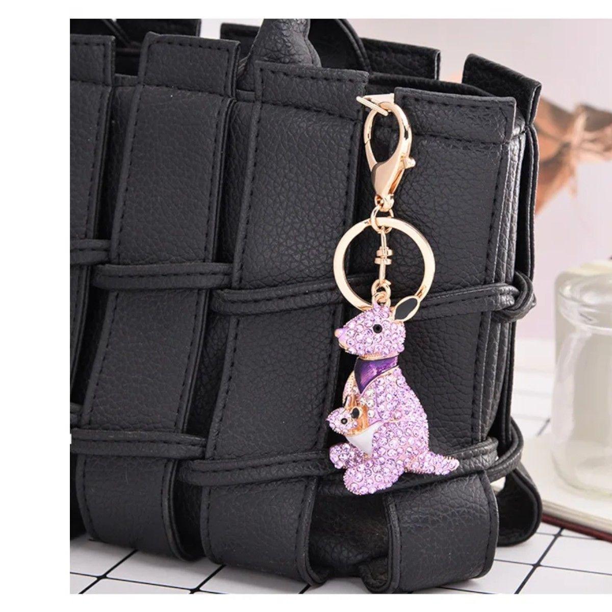 Llavero Canguro en Cristales Aj30-3