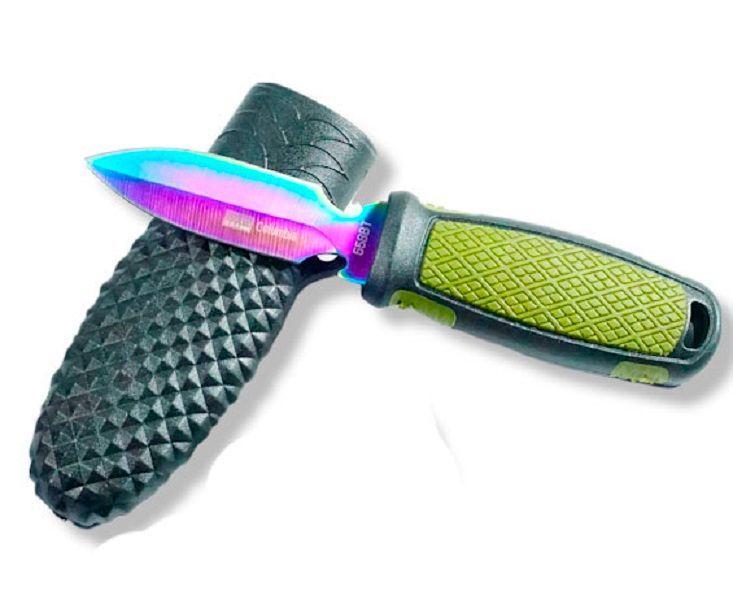 Mini Cuchillo Daga Green Pie Tornasol Tactico Personal  Ak97-2