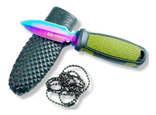 Mini Cuchillo Daga Green Pie Tornasol Tactico Personal  Ak97-0
