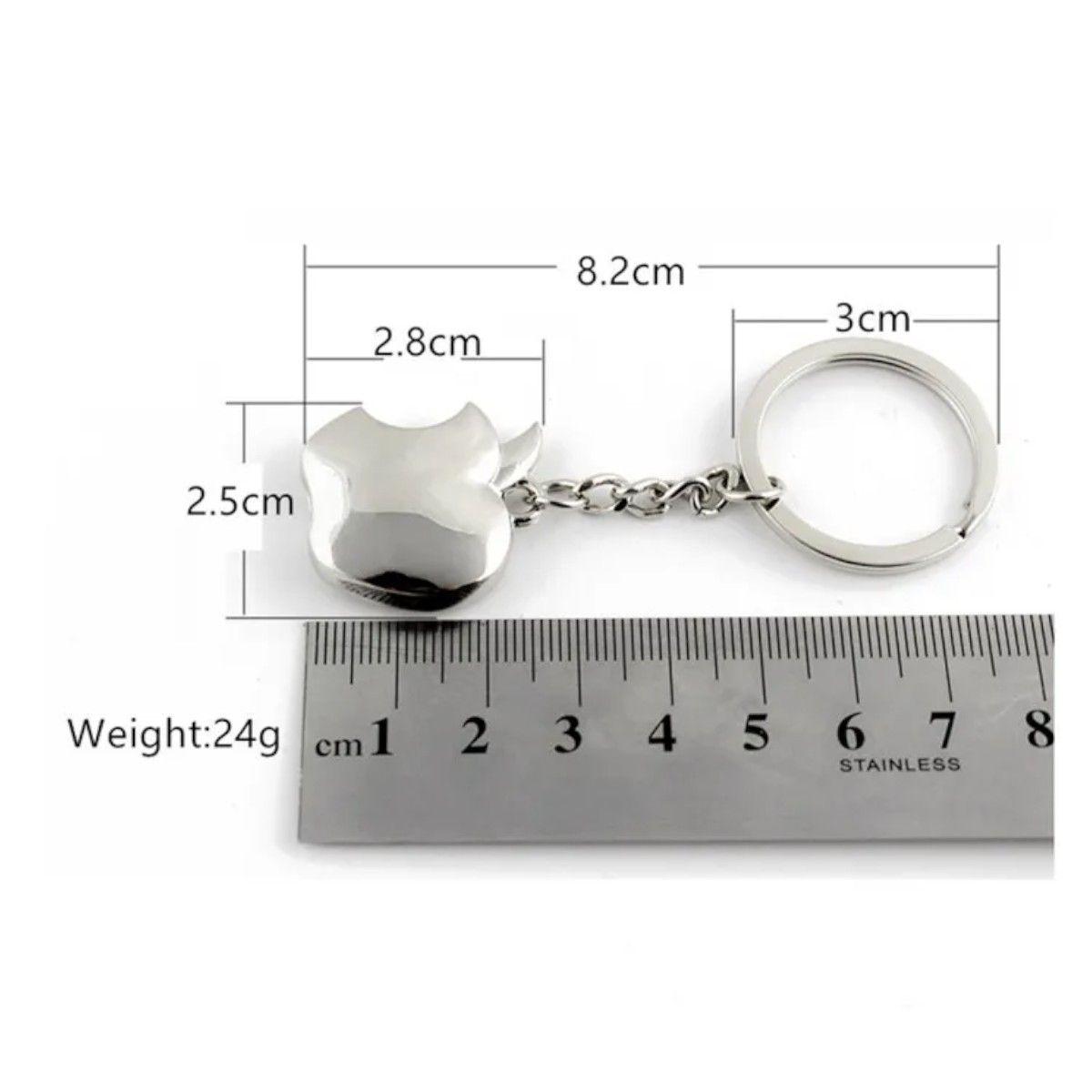Llavero Metalico Apple Manzana Am60-3