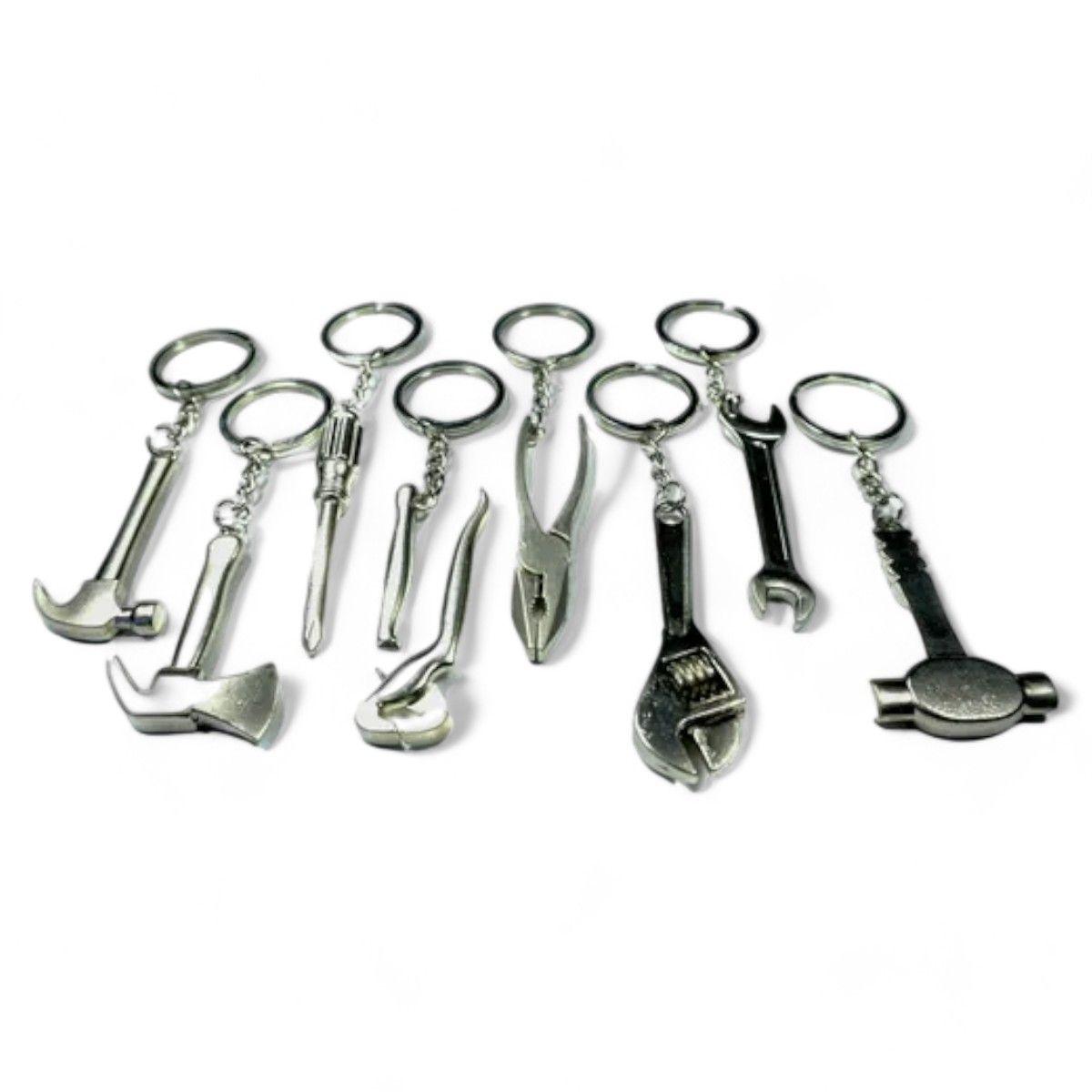 Juego 8 Llaveros Herramientas Metalicas Movimiento Am97-2