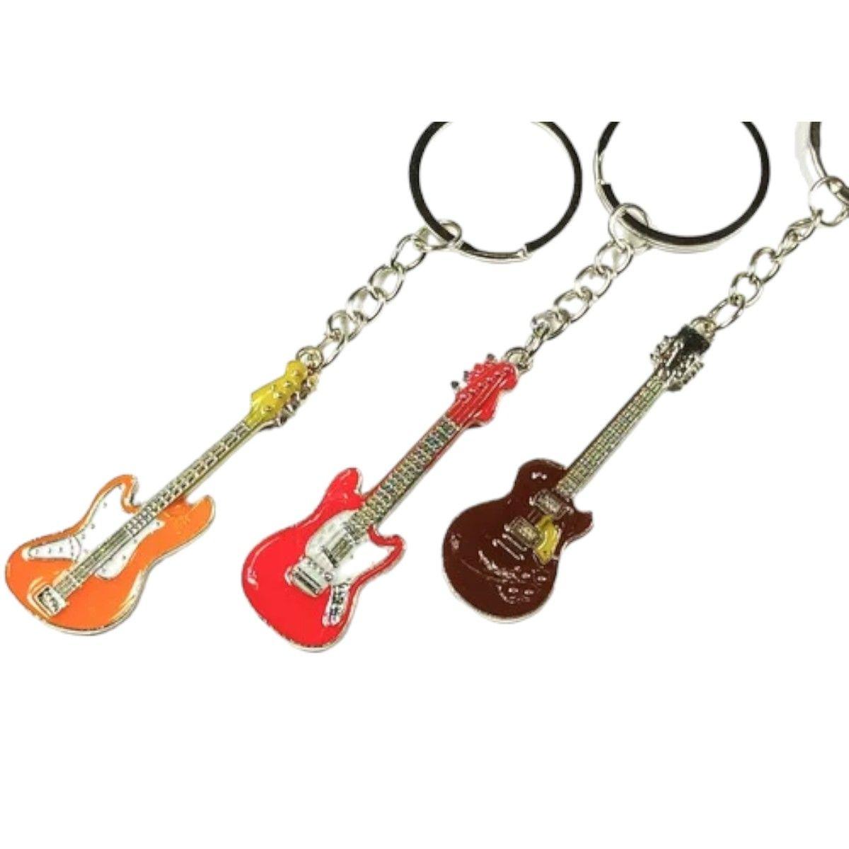 Llavero Guitarra Electrica combo 3 Colores Ag95-1