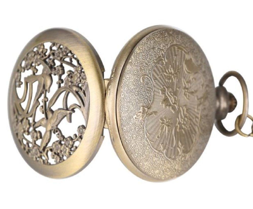 Reloj Bolsillo Vintage Bird Quartz Al23-6