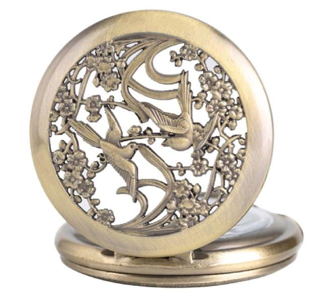 Reloj Bolsillo Vintage Bird Quartz Al23-2