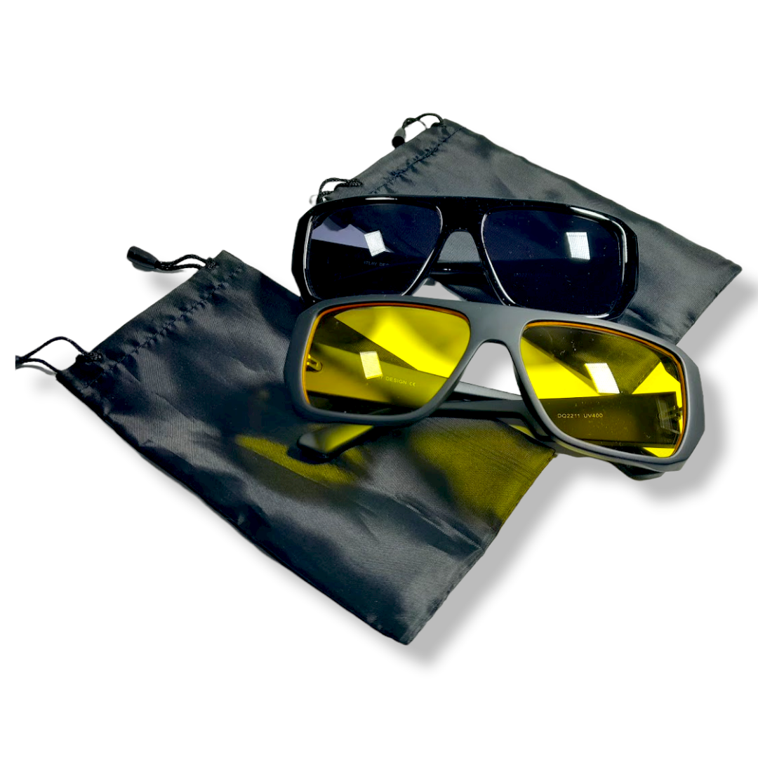 Combo 2 Gafas Lentes Visión Nocturna Antirreflejos-3