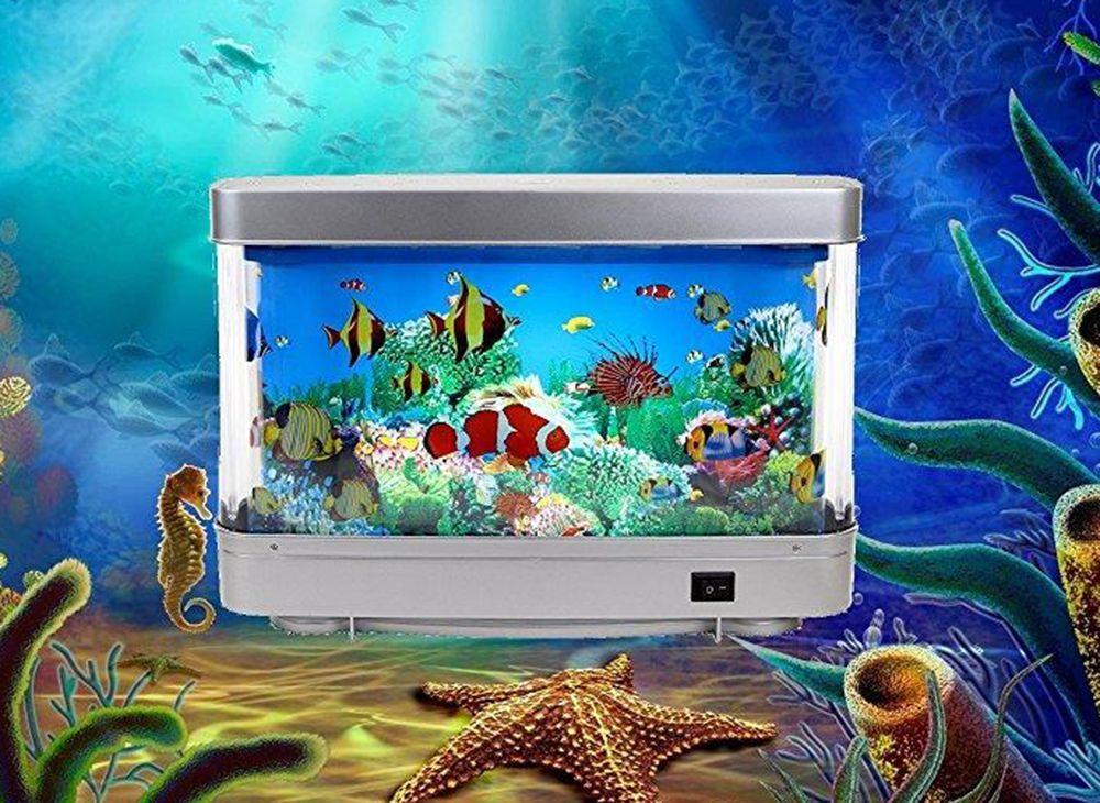LAMPARA LED GIRATORIA 3D TROPICAL CON MOVIMIENTO AP98-5