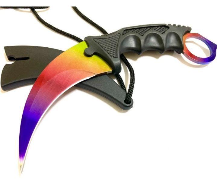 Raimbow Navaja Tactico Karambit Multicolor AD44-2