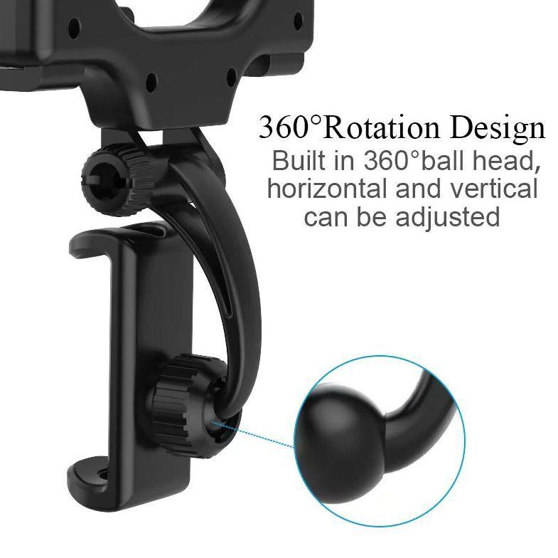 SOPORTE CELULAR AUTO PARA RETROVISOR PORTA TELÉFONO AA49-3