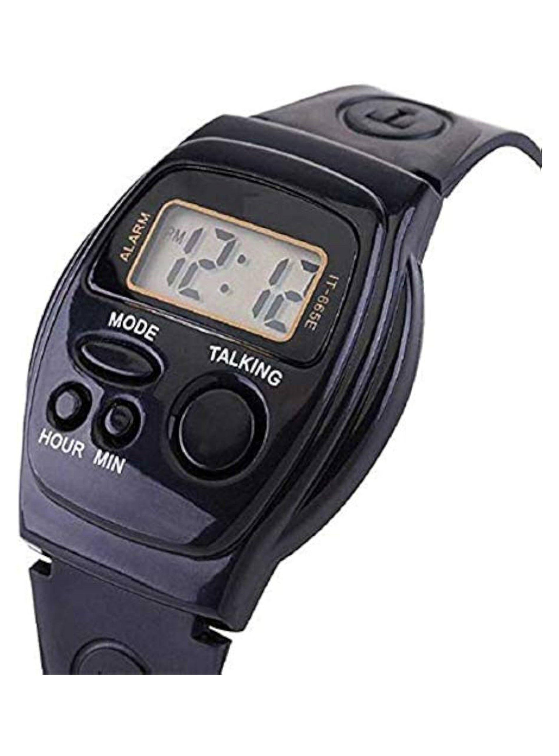 RELOJ DIGITAL CON FUNCION VOZ HABLA EN ESPA OL CIEGO-3