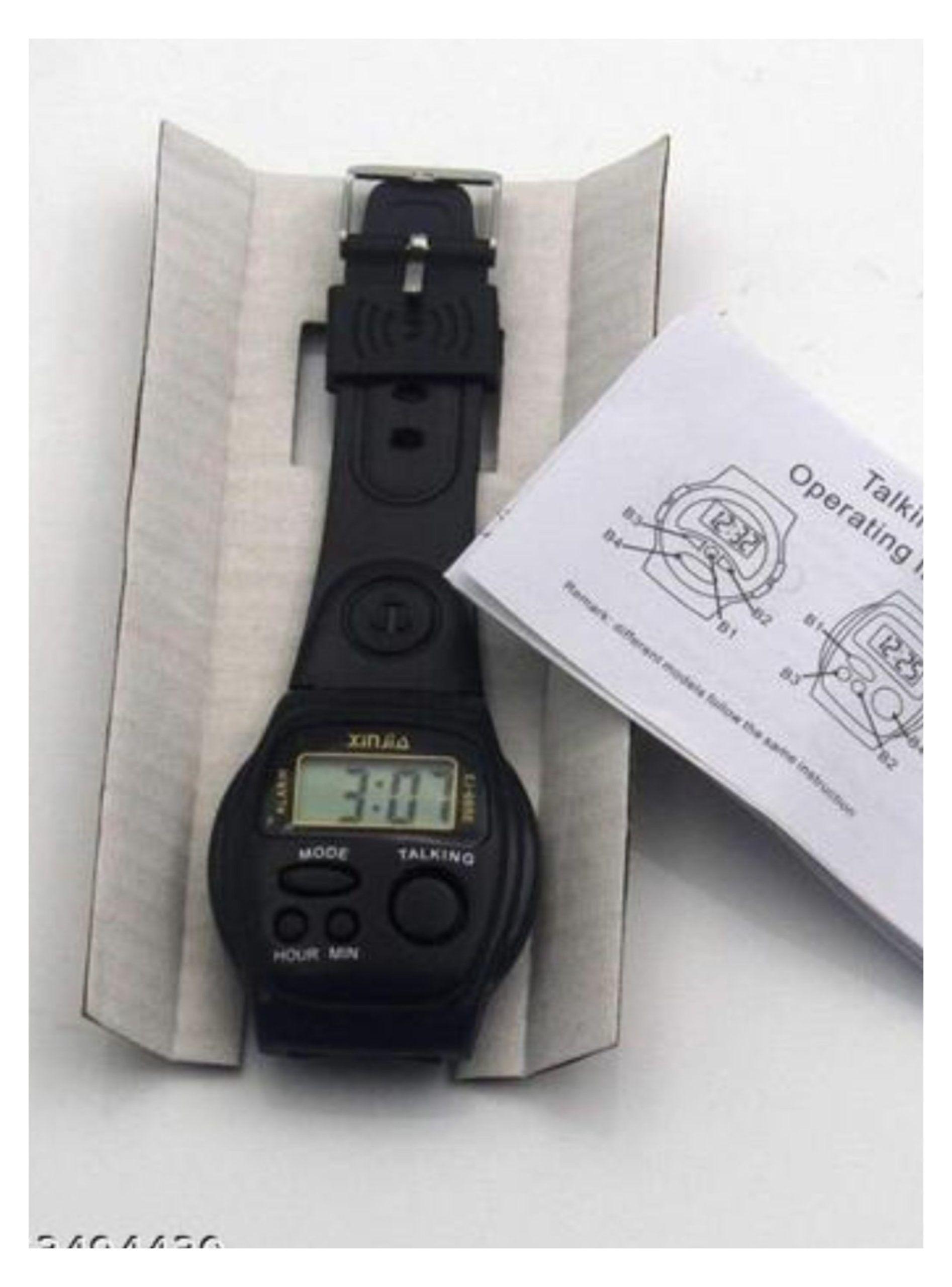RELOJ DIGITAL CON FUNCION VOZ HABLA EN ESPA OL CIEGO-5