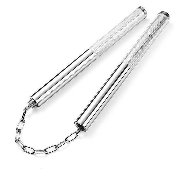 Nunchaku Metalico Baston De Practica Artes Marciales-5