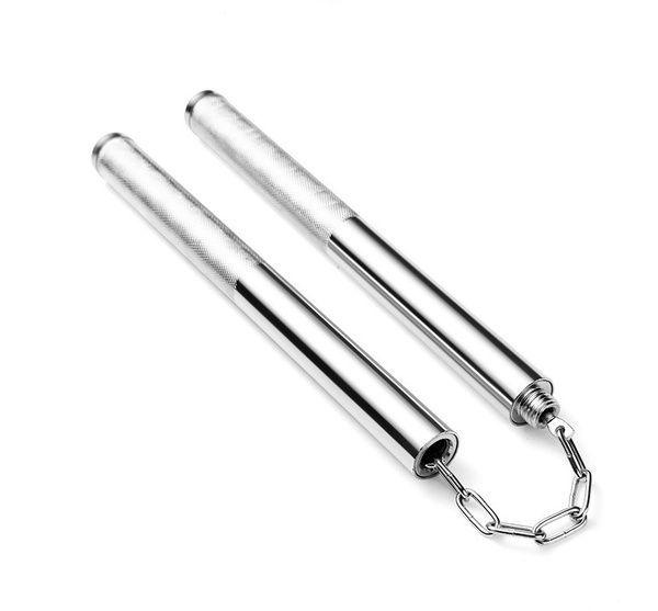 Nunchaku Metalico Baston De Practica Artes Marciales-4