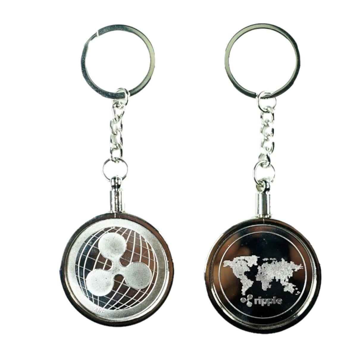 Llavero Ripple Silver  De Lujo Aj98-1