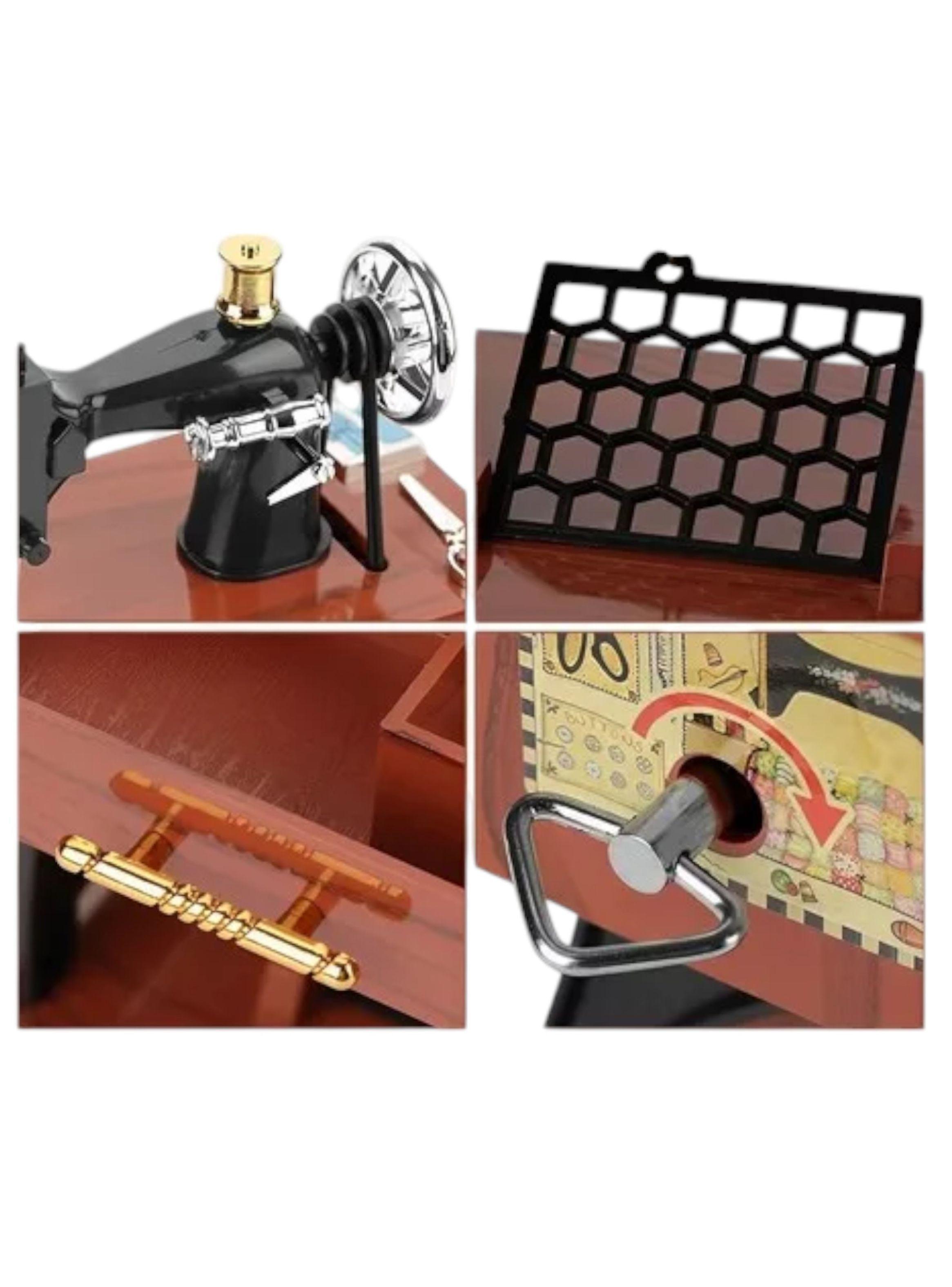 Mini maquina de coser musical con dise o retro nc35-5