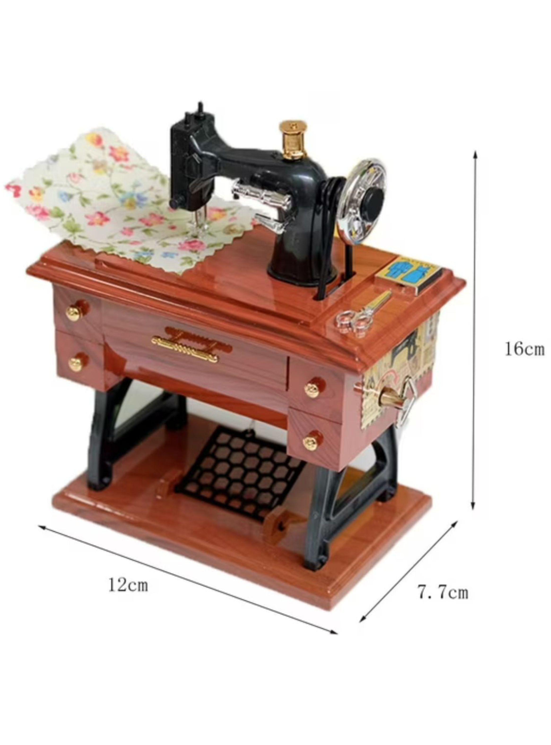 Mini maquina de coser musical con dise o retro nc35-6