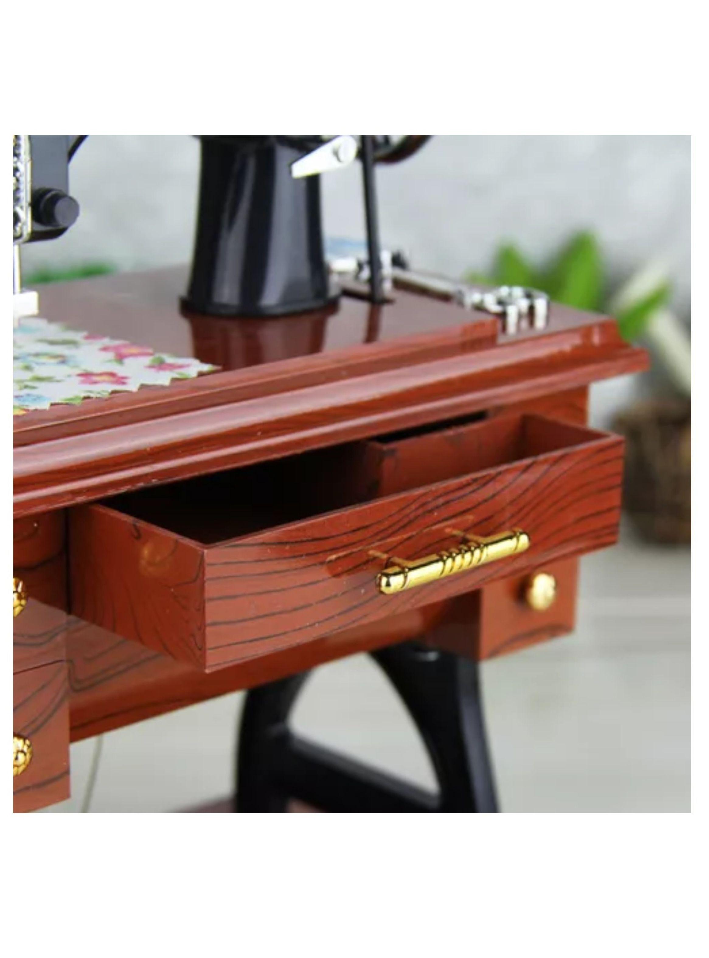 Mini maquina de coser musical con dise o retro nc35-7