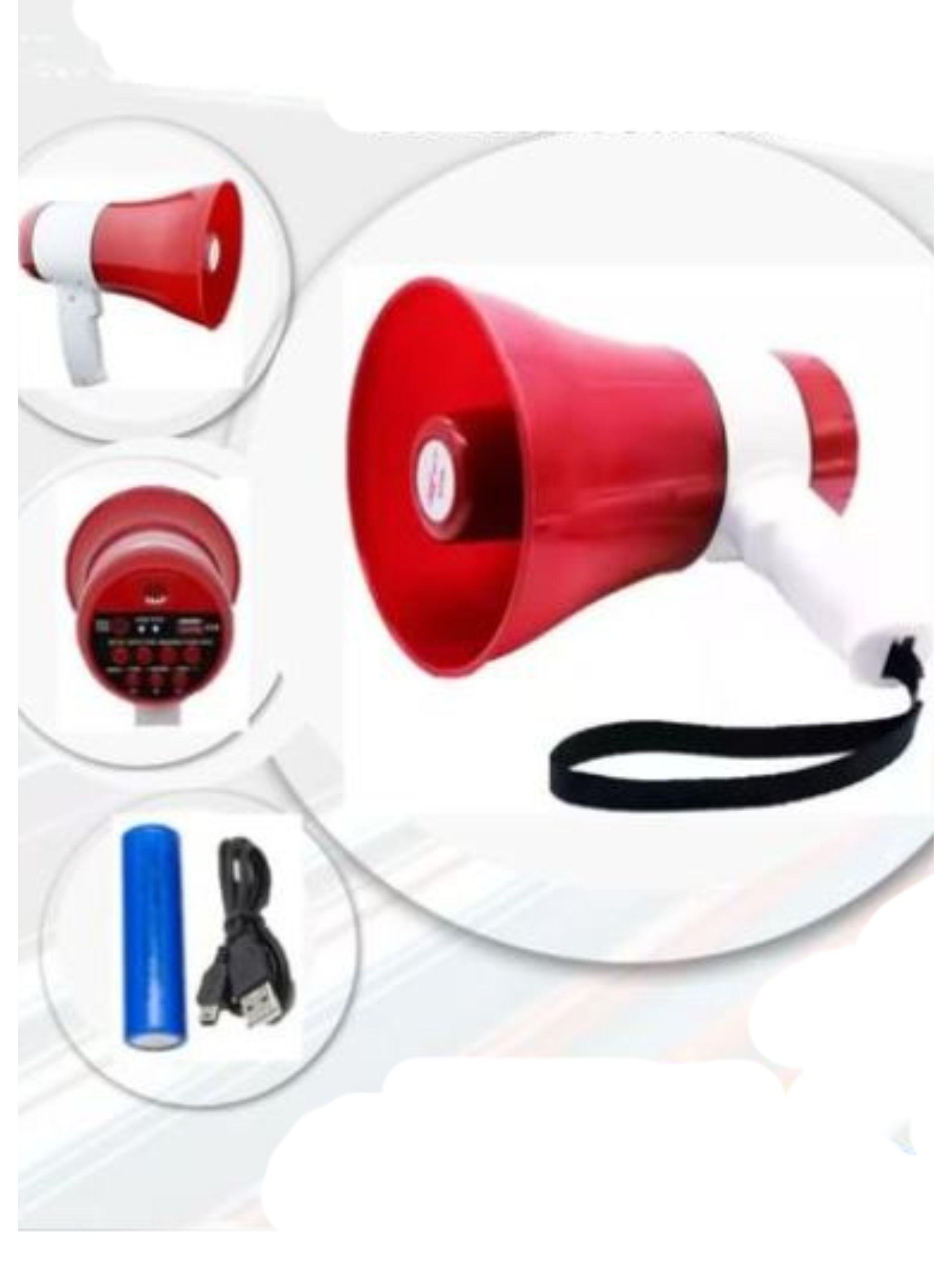 Reproductor Megafono 35 Watts Graba Voz Inalambrico Aa19-3