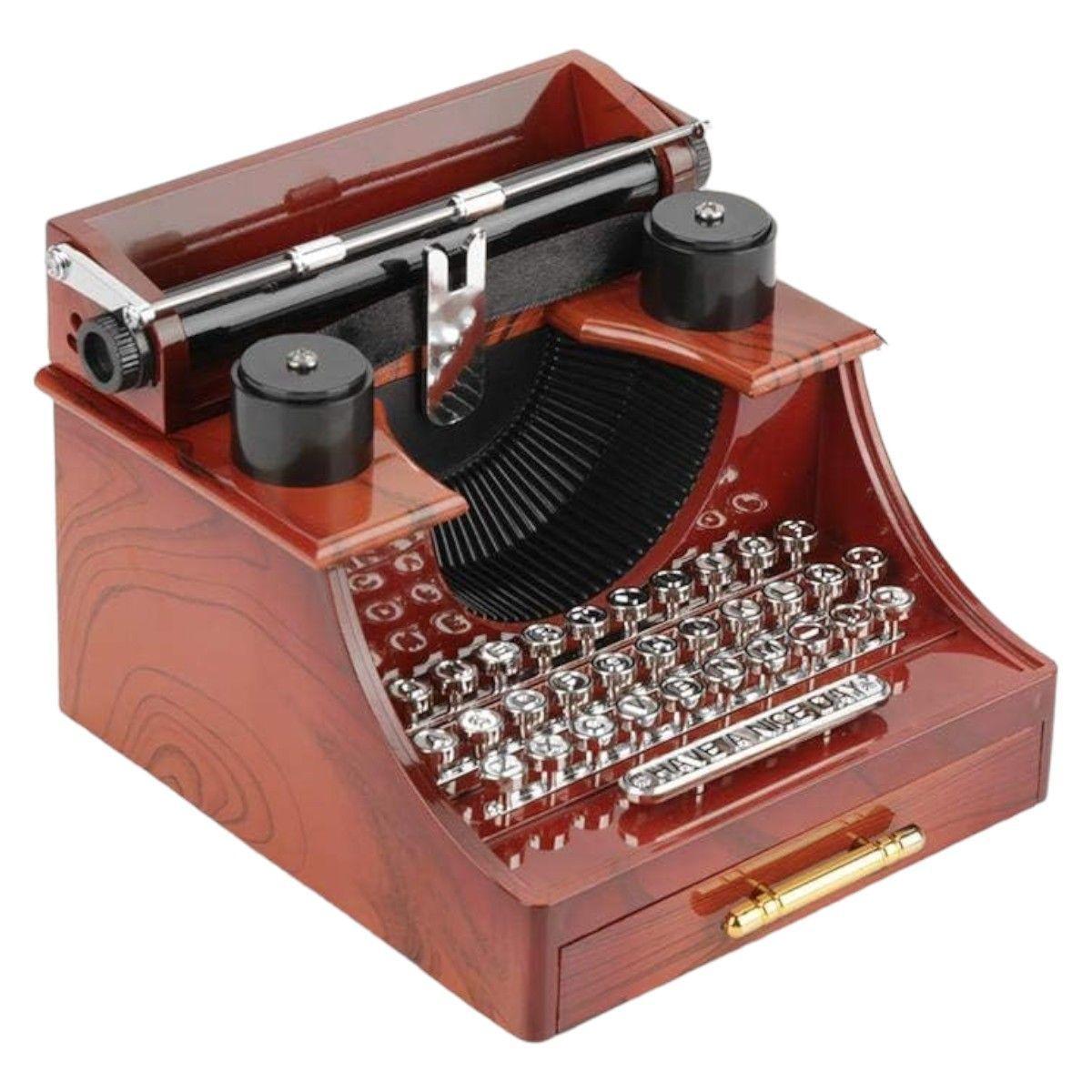 Caja de música Retro vintage Maquina Escribir Nb63-0
