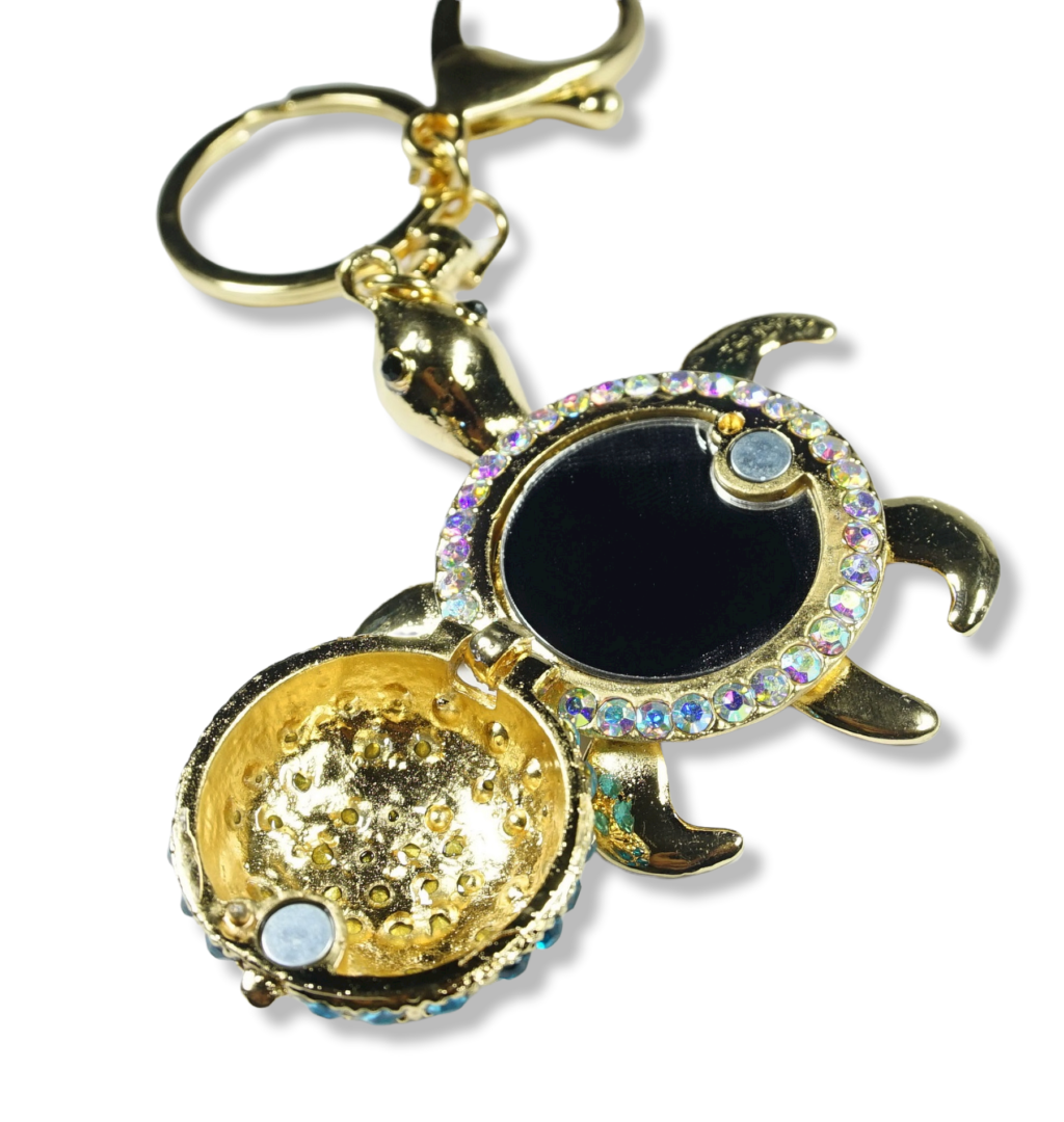 Llavero Tortuga Cristales En Colores Ak14-5