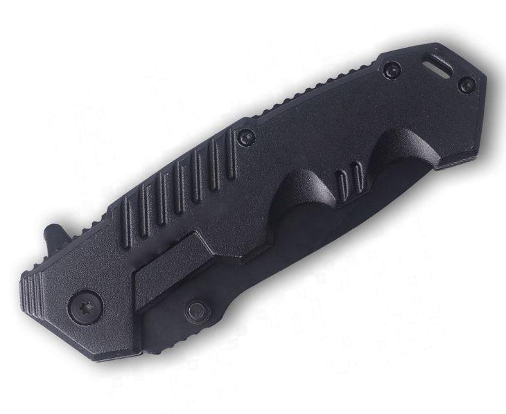 Cuchillo Tactico Supervivencia Cortapluma Black Sable AA71-2