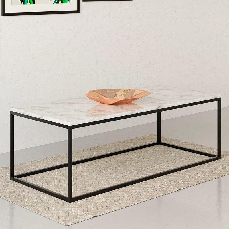 Mesa Centro Marmol Carrara 100x60x45-1