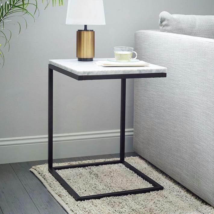 Mesa Lateral de Apoyo Marmol 60x45x30-0