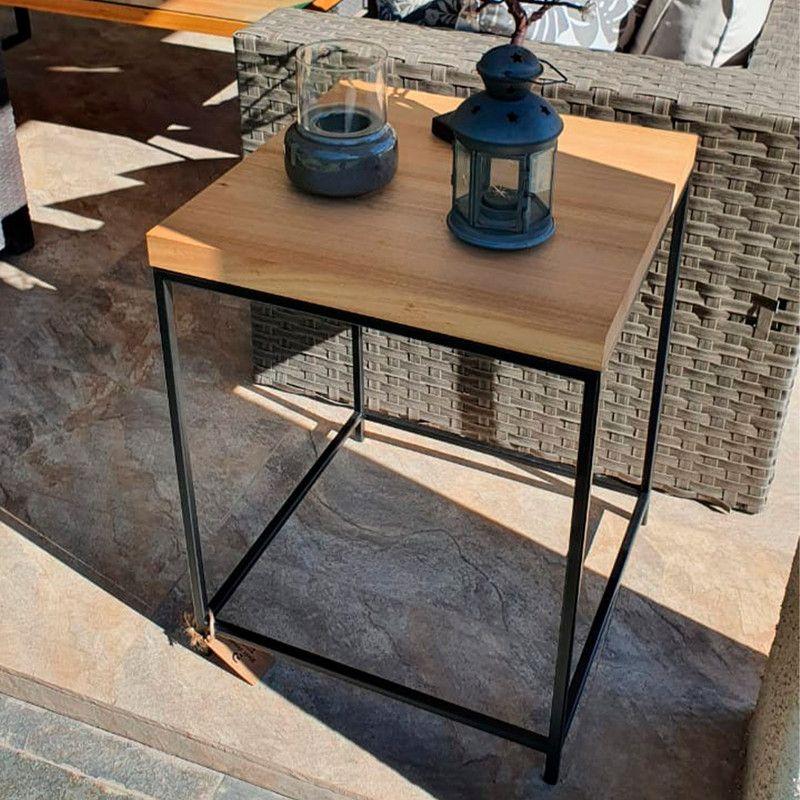 Mesa Lateral Rootz Fierro Madera  45x40x40-0