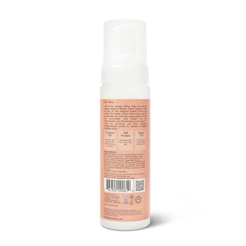 Espuma para peinar Anti Frizz Coco & Hibiscus Shea Moisture 222ml.-1
