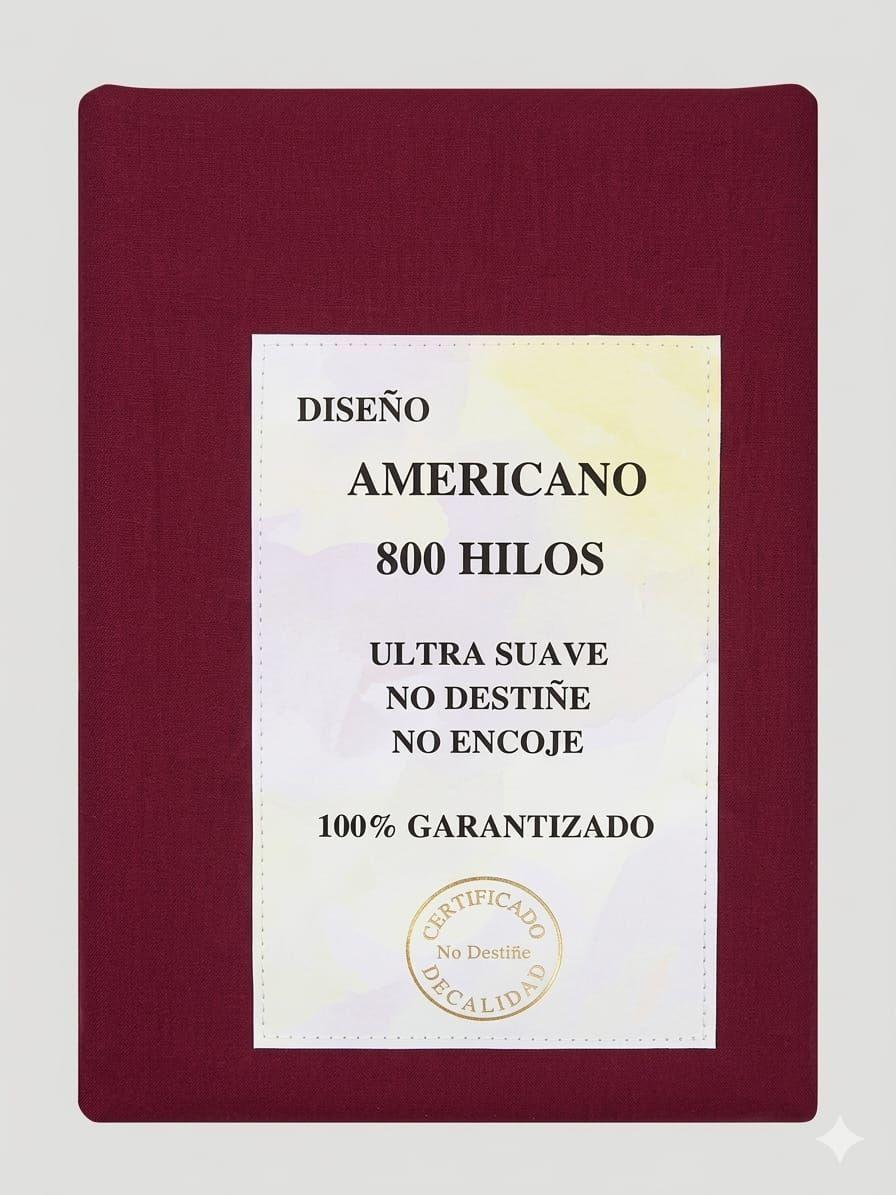 Sabana ajustable 800 hilos dos plazas + liso color-0