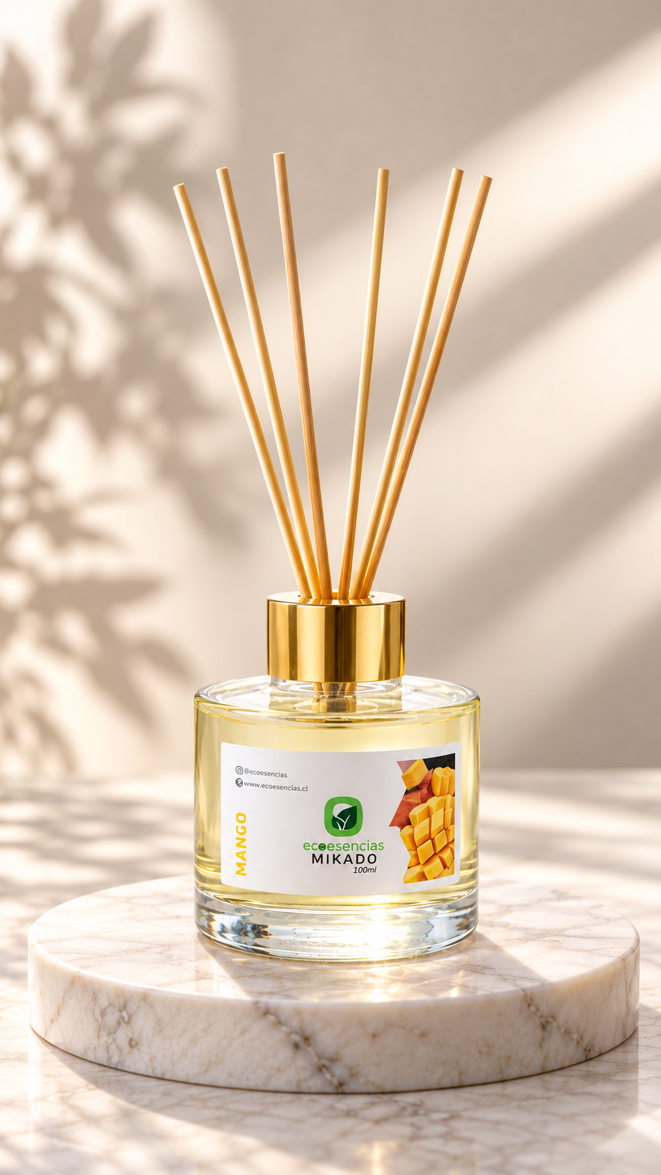 Difusor de Varitas Ecoesencias Aroma Mango 100ml-0