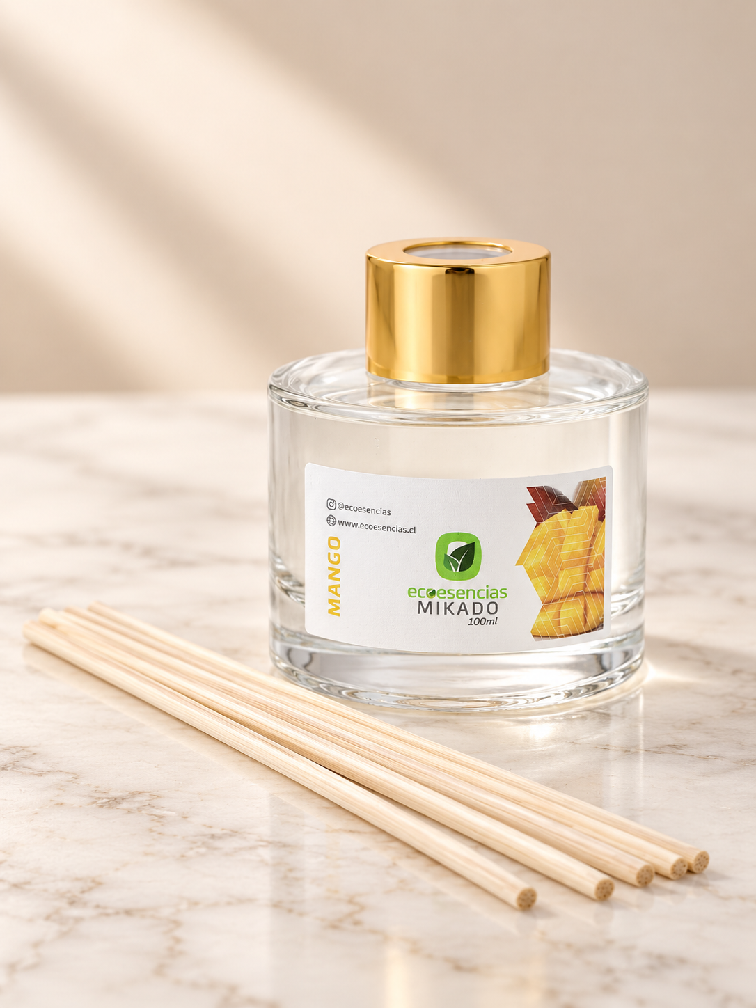 Difusor de Varitas Ecoesencias Aroma Mango 100ml-3