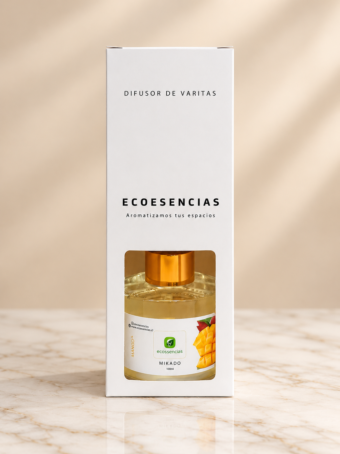 Difusor de Varitas Ecoesencias Aroma Mango 100ml-4
