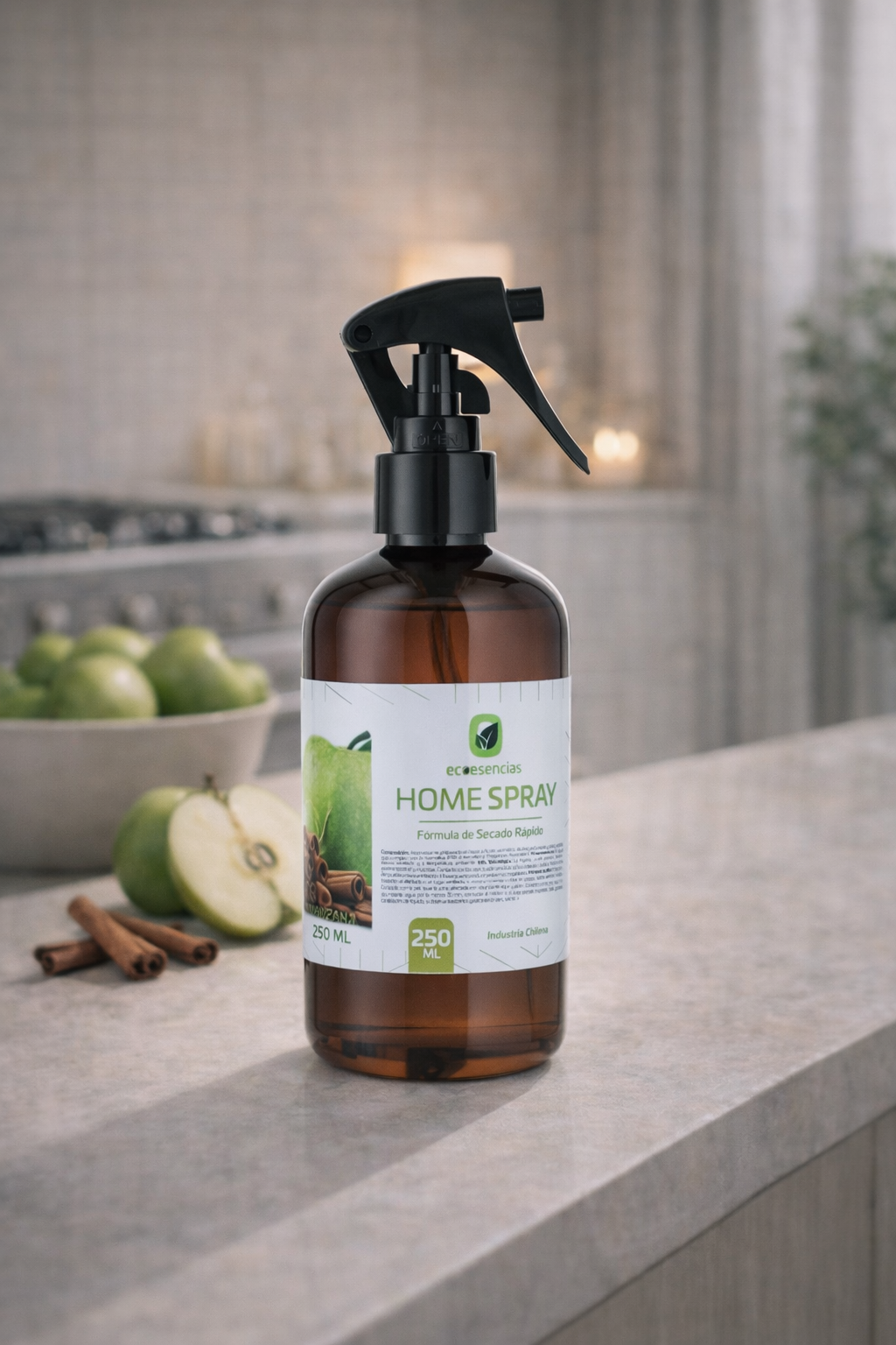 Home Spray Ecoesencias  Aroma Manzana Canela 250ml -0