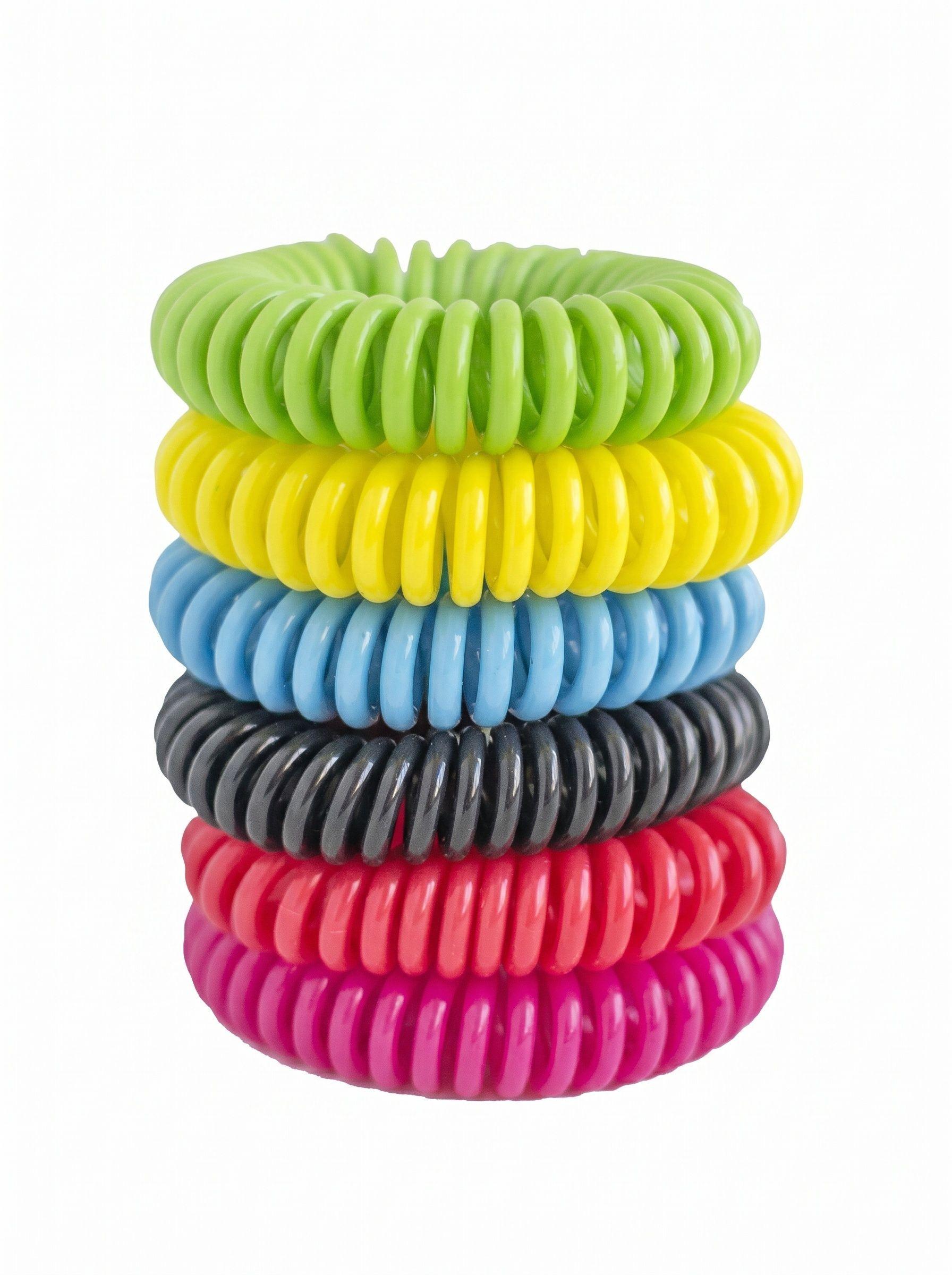 Pack 5 Pulsera Repelente Zancudos Y Mosquitos Multicolor Mercado Plaga-2