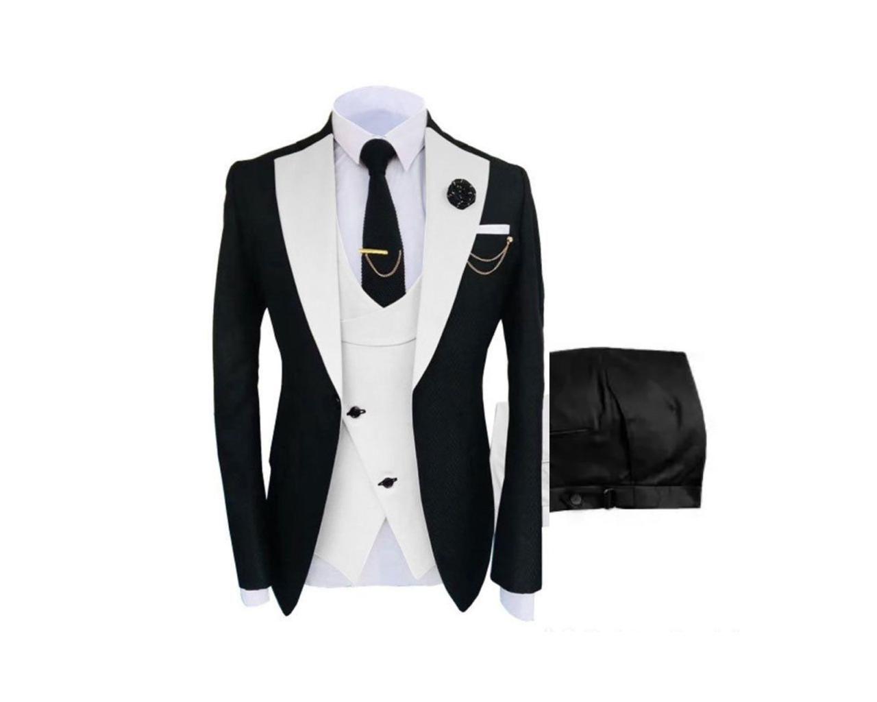 Traje moda elegante de  otro estilo para Hombre de 4 Piezas-0